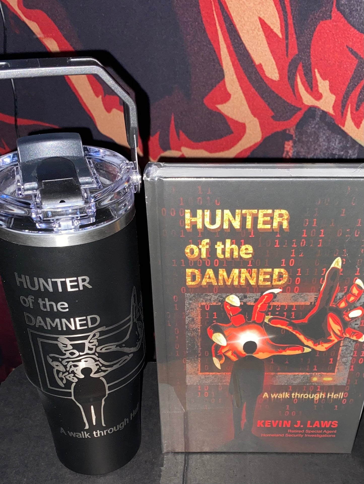 30oz Tumbler and AUTOGRAPHED book combo a $10 savings